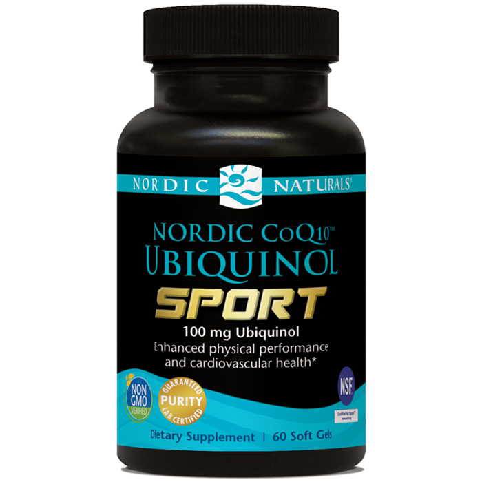 Nordic CoQ10 Ubiquinol Sport, 60 Softgels, Nordic Naturals