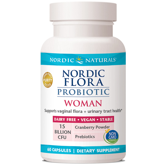 Nordic Flora Probiotic Woman, 60 Capsules, Nordic Naturals