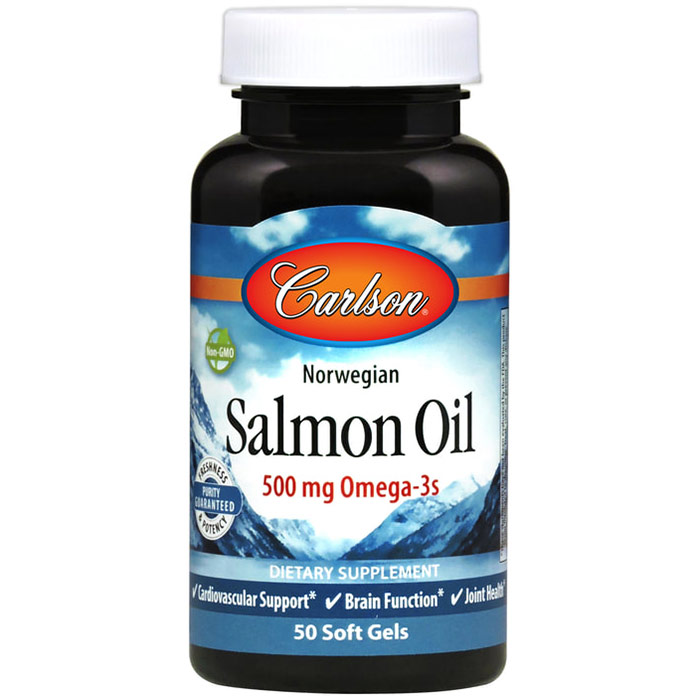 Norwegian Salmon Oil, 50 Softgels, Carlson Labs