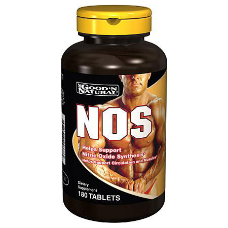 Good 'N Natural NOS (Nitric Oxide Synthesis), 180 Tablets, Good 'N Natural