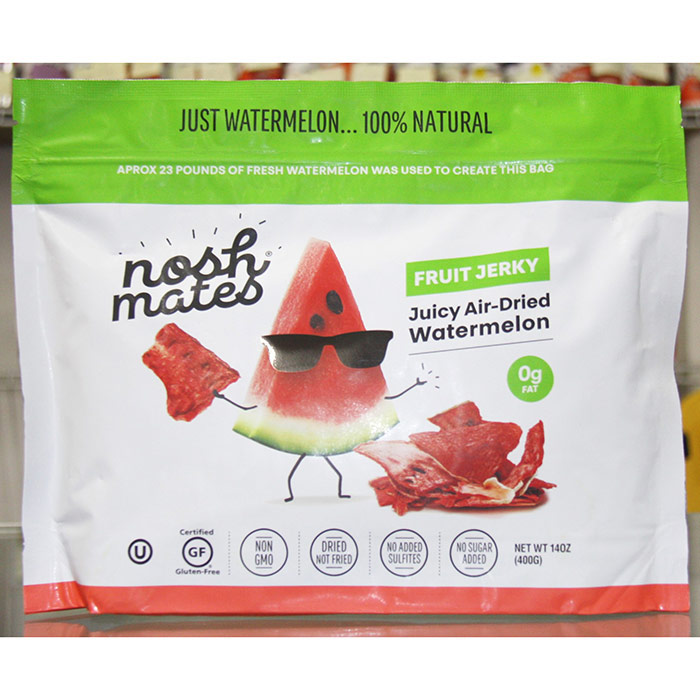 Nosh Mates Fruit Jerky, Juicy Air-Dried Watermelon, 14 oz (400 g)