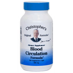 Blood Circulation Formula Capsule, 100 Vegicaps, Christophers Original Formulas