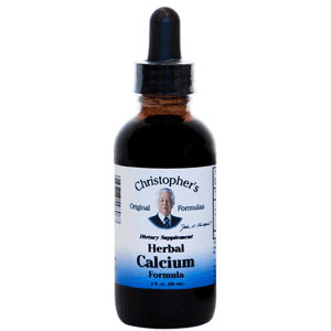 Herbal Calcium Extract Liquid, 2 oz, Christophers Original Formulas