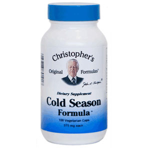 Cold Season Formula Capsule, 100 Vegicaps, Christophers Original Formulas
