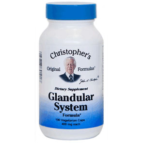 Glandular System Formula Capsule, 100 Vegicaps, Christophers Original Formulas