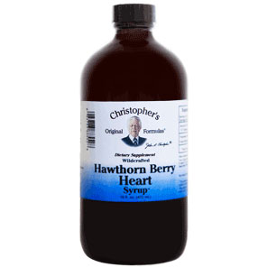 Hawthorn Berry Heart Syrup, 16 oz, Christophers Original Formulas