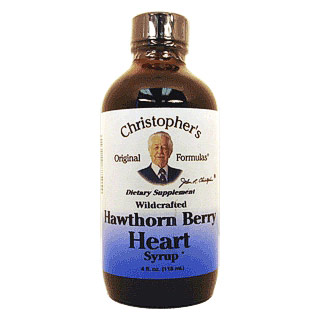 Hawthorn Berry Heart Syrup, 4 oz, Christophers Original Formulas