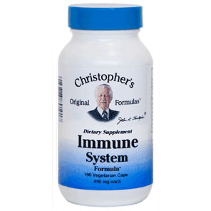Christopher's Original Formulas Immune System Formula, 100 Vegicaps, Christopher's Original Formulas