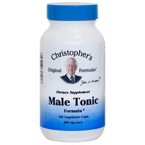 Christopher's Original Formulas Male Tonic Formula, 100 Vegicaps, Christopher's Original Formulas