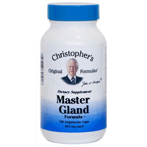 Christopher's Original Formulas Master Gland Formula, 100 Vegicaps, Christopher's Original Formulas