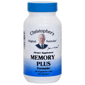 Memory Plus Formula, 100 Vegicaps, Christopher's Original Formulas