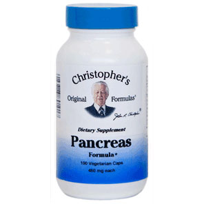 Christopher's Original Formulas Pancreas Formula, 100 Vegicaps, Christopher's Original Formulas