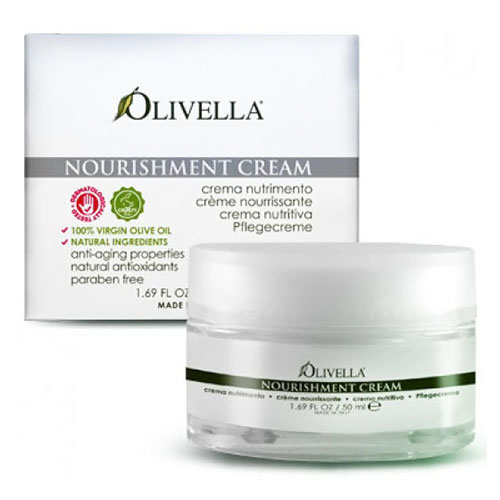 Nourishment Cream, Olive Oil Day & Night Skin Care, 1.69 oz, Olivella