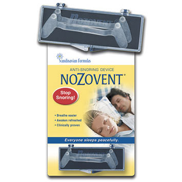 NoZovent Anti-Snoring Device 2 pack, Scandinavian Formulas