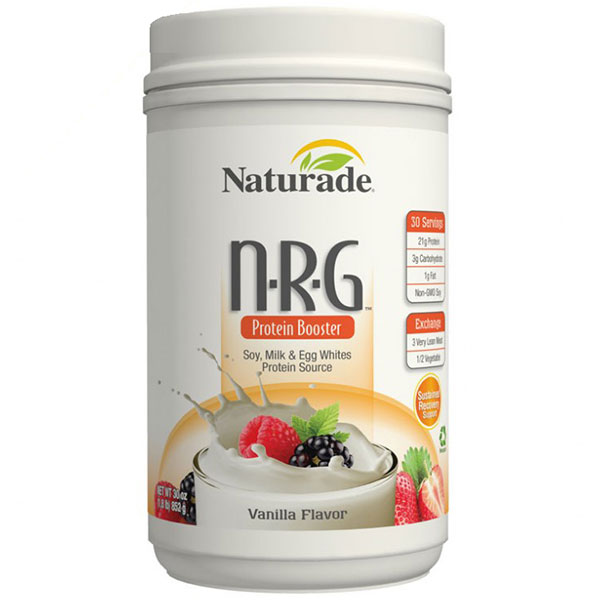 Naturade NRG Protein Powder Vanilla Unsweetened 32 oz from Naturade