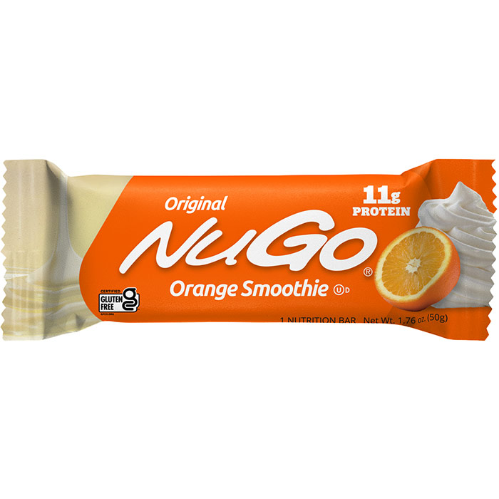 Nugo Family Nutrition Bar, Orange Smoothie, 1.76 oz x 15 pc, NuGo Nutrition