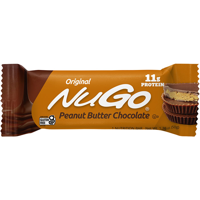 Nugo Family Nutrition Bar, Peanut Butter Chocolate, 1.76 oz x 15 pc, NuGo Nutrition
