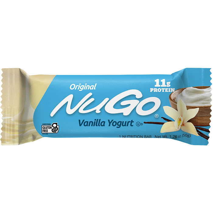 NuGo Nutrition Nugo Family Nutrition Bar, Vanilla Yogurt, 1.76 oz x 15 pc, NuGo Nutrition