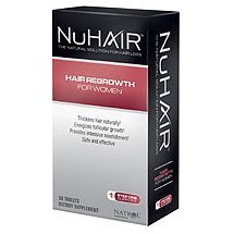 NuHair Nu Hair Regrowth for Women, 60 Tablets, NuHair