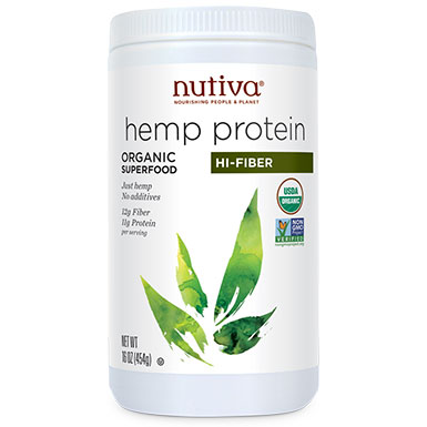 Nutiva Nutiva Organic Hemp Protein Hi Fiber Powder, 16 oz