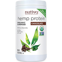 Nutiva Organic Hemp Protein Shake, Chocolate, 16 oz