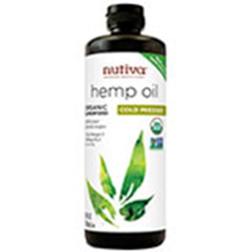 Nutiva Hempseed Oil, Organic Hemp Oil Liquid, 24 oz