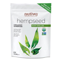 Nutiva Organic Shelled Hempseed Bulk (Hemp Seed), 3 lb