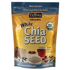 Nutiva Organic White Chia Seed, 12 oz
