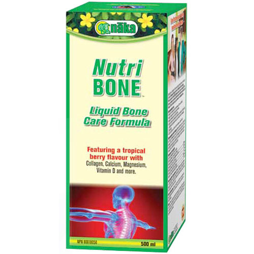 Nutri Bone, Liquid Bone Care Formula, Tropical Berry, 500 ml, Naka Herbs & Vitamins Ltd