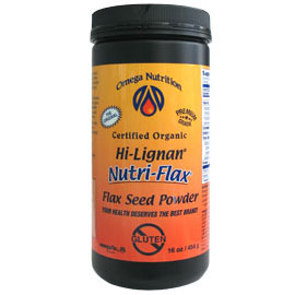 Jarrow Formulas Nutri-Flax Flax Seed Powder, Organic Hi-Lignan, 16 oz, Jarrow Formulas