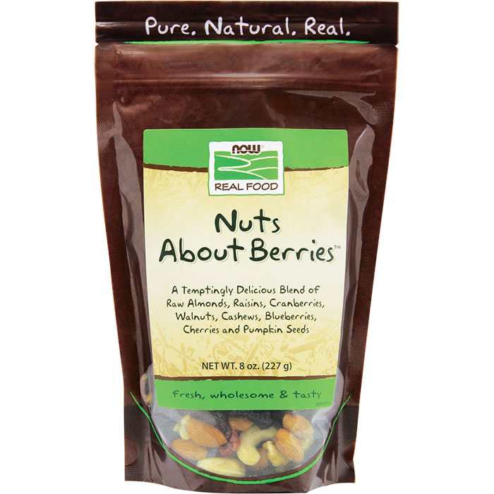 Nuts About Berries, Tasty Snack, 8 oz, NOW Foods