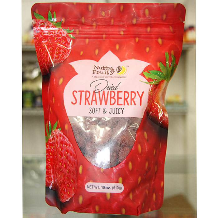 Nutty & Fruity Dried Strawberry, Soft & Juicy, 18 oz (510 g)