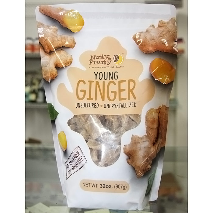 Nutty & Fruity Young Ginger, Unsulfured & Uncrystallized, 32 oz (907 g)