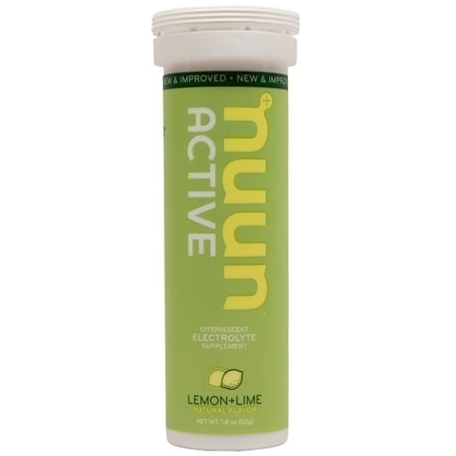 Nuun Active Effervescent Electrolyte Drink Tablets - Lemon Lime, 4 Tubes