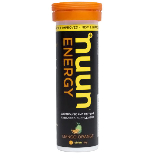 Nuun Energy Electrolyte & Caffeine Enhanced Drink Tablets - Mango Orange, 4 Tubes