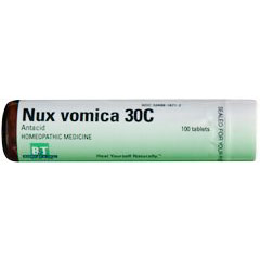 Boericke & Tafel Nux Vomica 30C, 100 Tablets, Boericke & Tafel Homeopathic