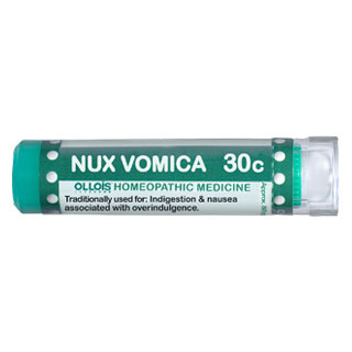Nux Vomica 30c, 80 Pellets, Ollois Homeopathic