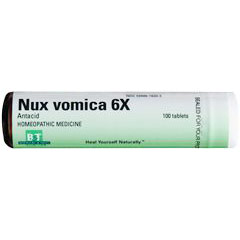 Boericke & Tafel Nux Vomica 6X, 100 Tablets, Boericke & Tafel Homeopathic