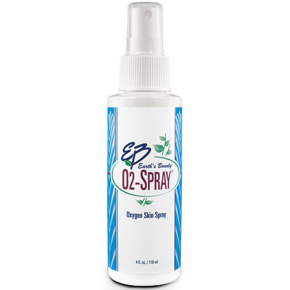 O2-Spray, Oxygen Skin Spray, 4 oz, Earths Bounty