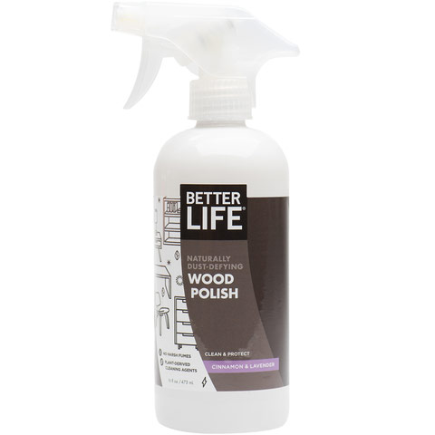 Oak-Y Dokey, Natural Wood Furniture Polish, Cinnamon & Lavender, 16 oz, Better Life Green Cleaning