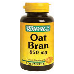 Good 'N Natural Oat Bran 850 mg (Avena Sativa Husk), 100 Tablets, Good 'N Natural