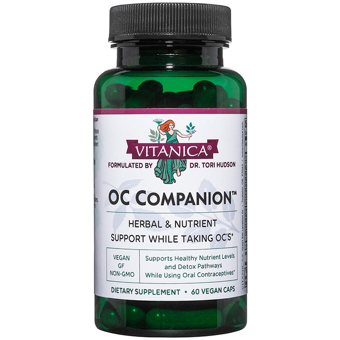 OC Companion, Oral Contraceptive Support, 60 Vegetarian Capsules, Vitanica