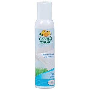 Citrus Magic Odor Eliminating Air Freshener, Pure Linen, 3.5 oz, Citrus Magic