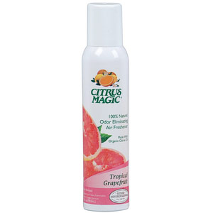 Citrus Magic Odor Eliminating Air Freshener, Tropical Grapefruit, 3.5 oz, Citrus Magic