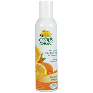 Odor Eliminating Air Freshener, Tropical Orange, 7 oz, Citrus Magic