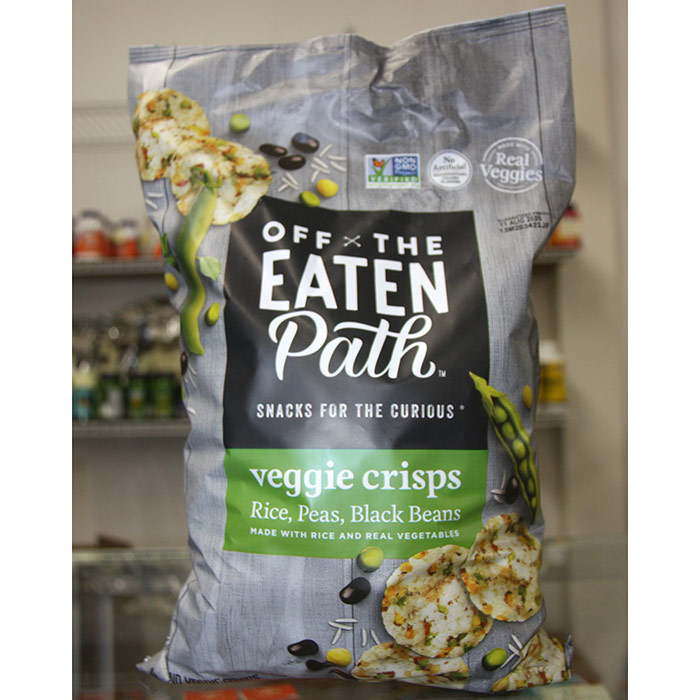 Off The Eaten Path Snacks Veggie Crisps (Rice, Peas, Black Beans), 15 Pieces