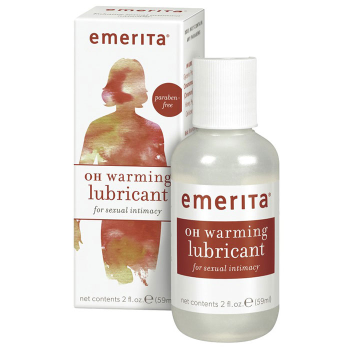 OH Warming Lubricant Paraben Free 2 oz from Emerita