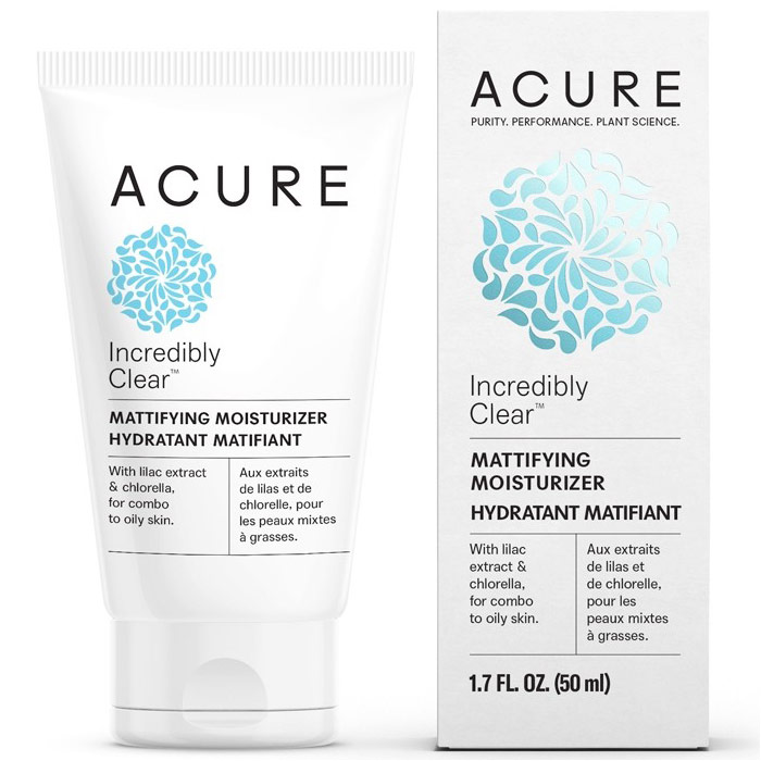 Acure Incredibly Clear Oil Mattifying Moisturizer, 1.7 oz
