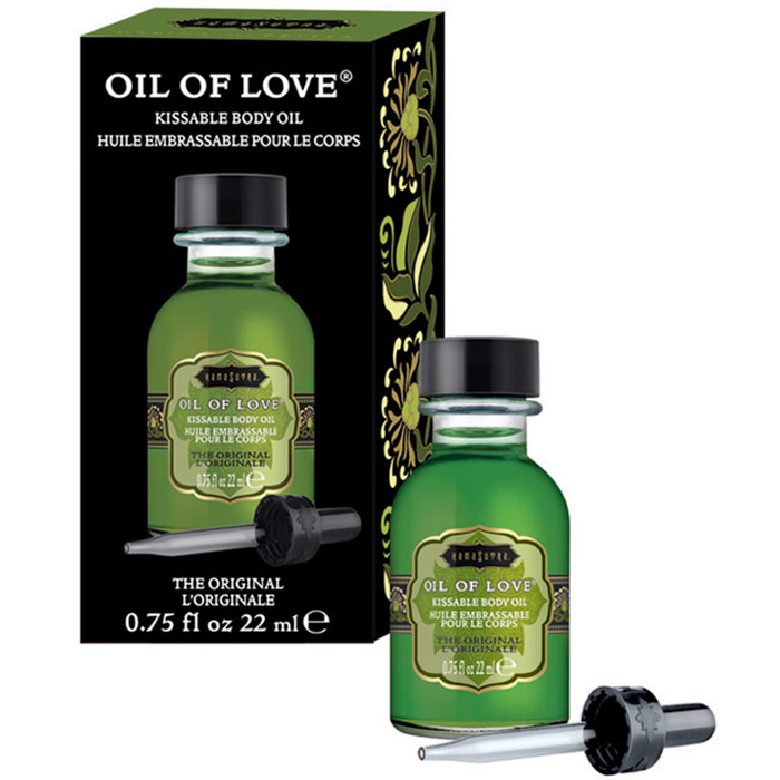 Kama Sutra Oil of Love - Original, Kissable Body Oil, 0.75 oz (22 ml)