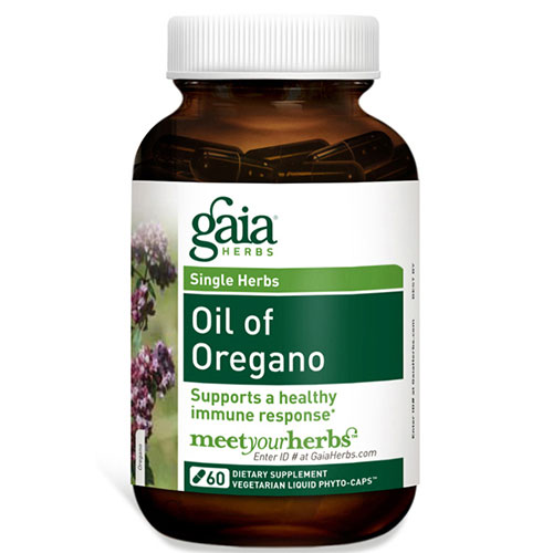 Oil Of Oregano, 60 Liquid Phyto-Caps, Gaia Herbs